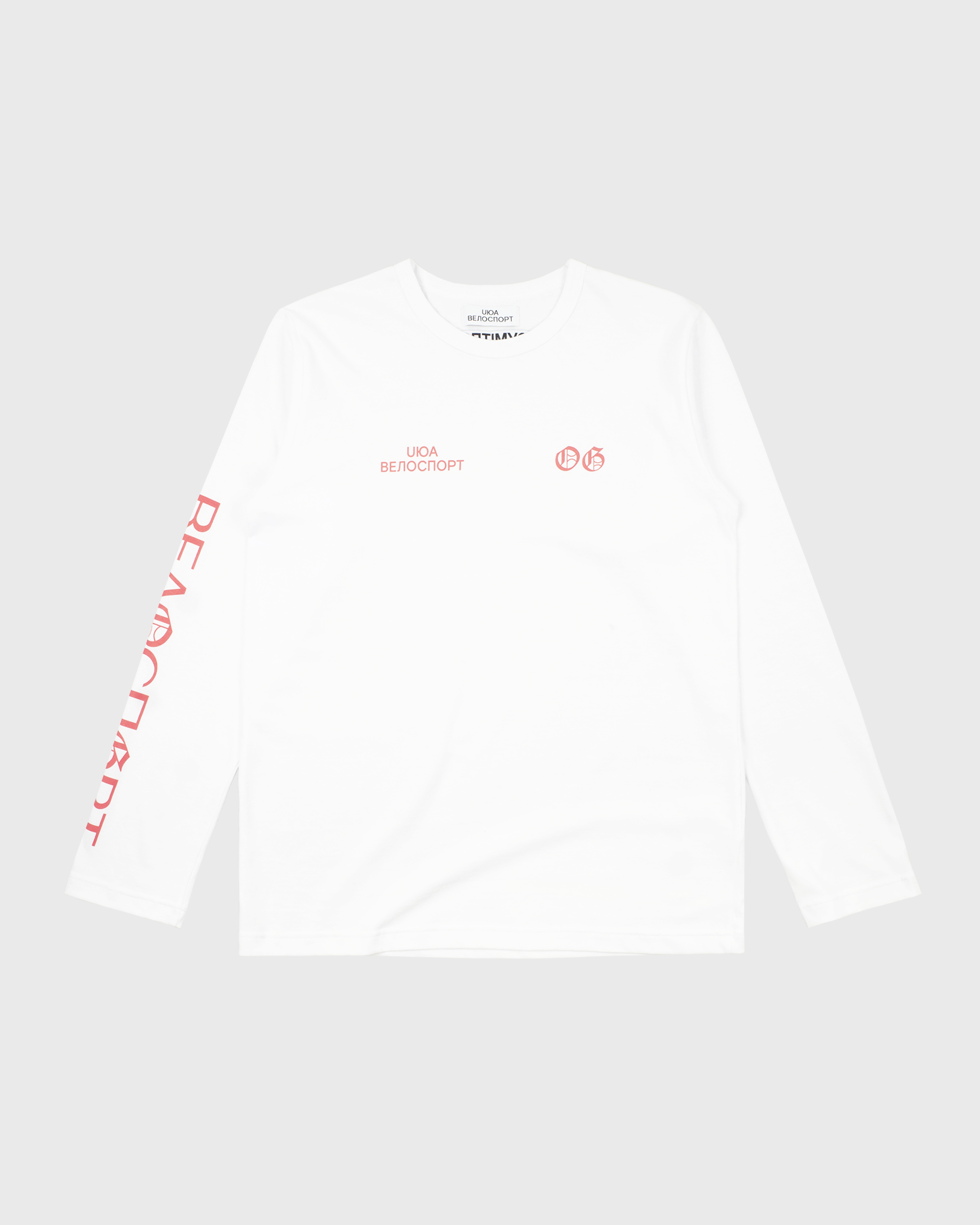 White “OG X UЮА” L/S T-Shirt